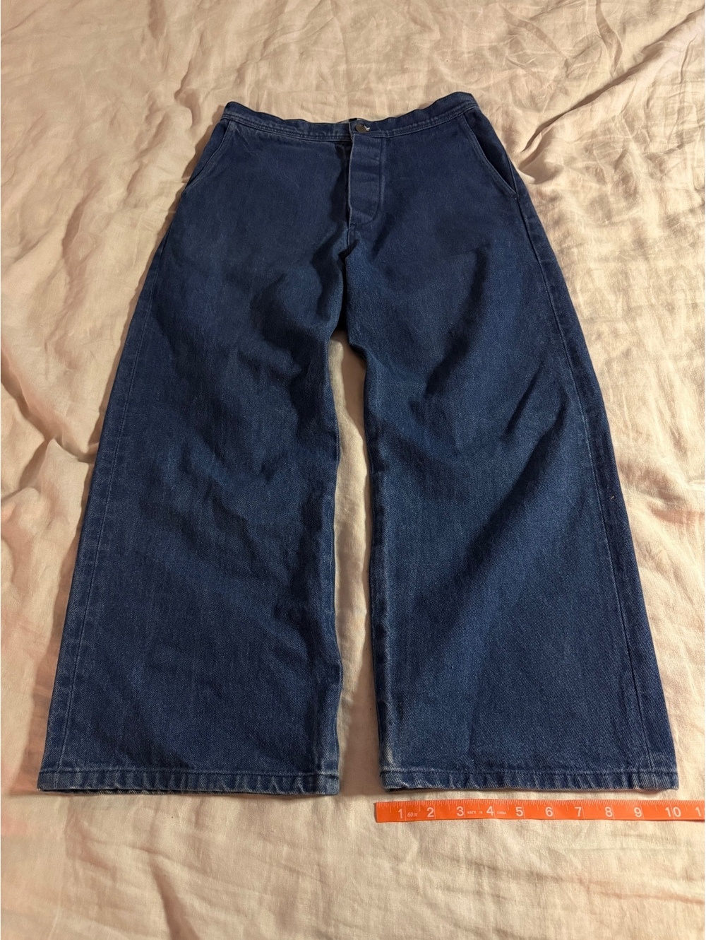 wide leg archive y2k baggy denim jeans